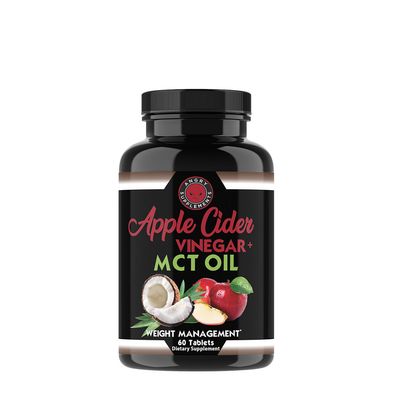 Angry Supplements Apple Cider Vinegar+ Mct Oil - 60 Tablets (30 Servings)