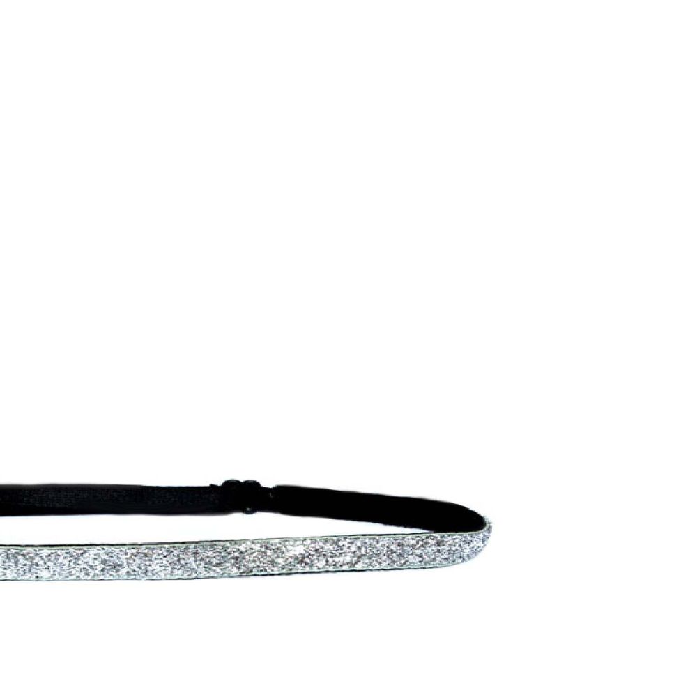 Mavi Bandz Sparkler Adjustable Thin Headband - Silver Sparkle - 1