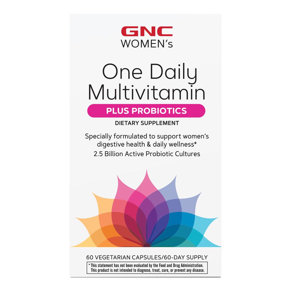 GNC Women's GNC Womens Multi Plus Probiotics Vitamin C - 60 Capsules (60 Servings)