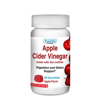 YumV's Apple Cider Vinegar Gummies with Ginger - 60 Gummies