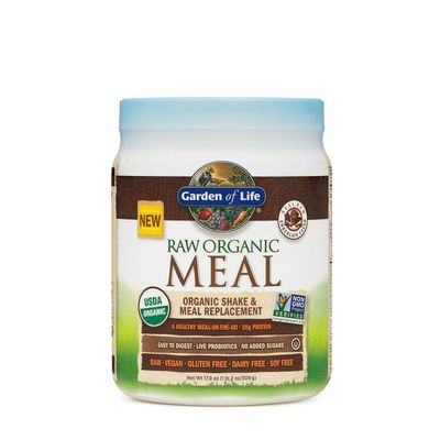 Garden of Life Raw Organic Shake and Meal Replacement - Chocolate - 17.9 Oz. - 14 Servings