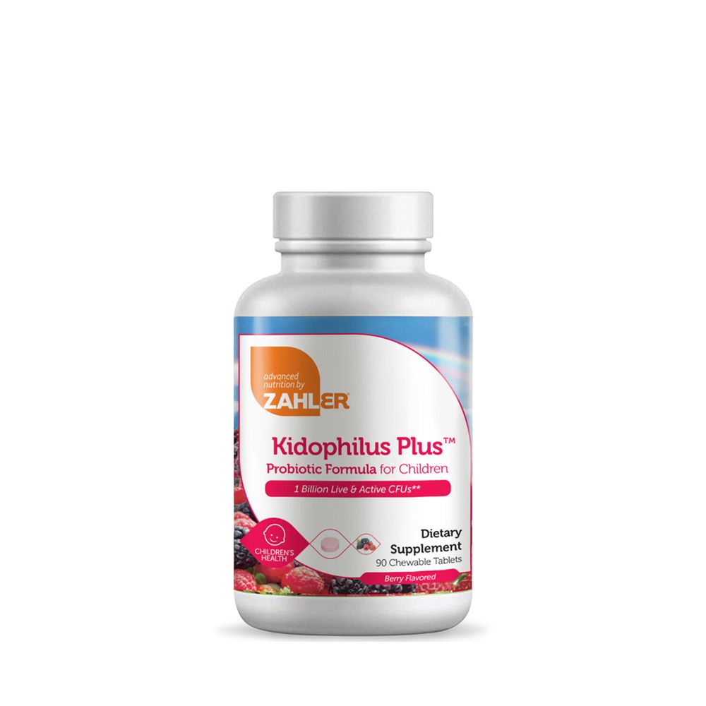 ZAHLER Kidophilus Plus Healthy - Berry Healthy - 90 Tablets (90 Servings)