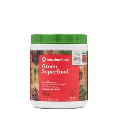 Amazing Grass Green Superfood Berry Flavor Drink Powder - 8.5 Oz.