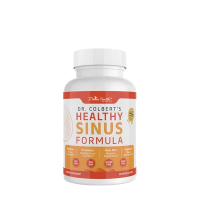 Divine Health Healthy Sinus and Allergy Formula Healthy - 120 Veggie Capsules (60 Servings)