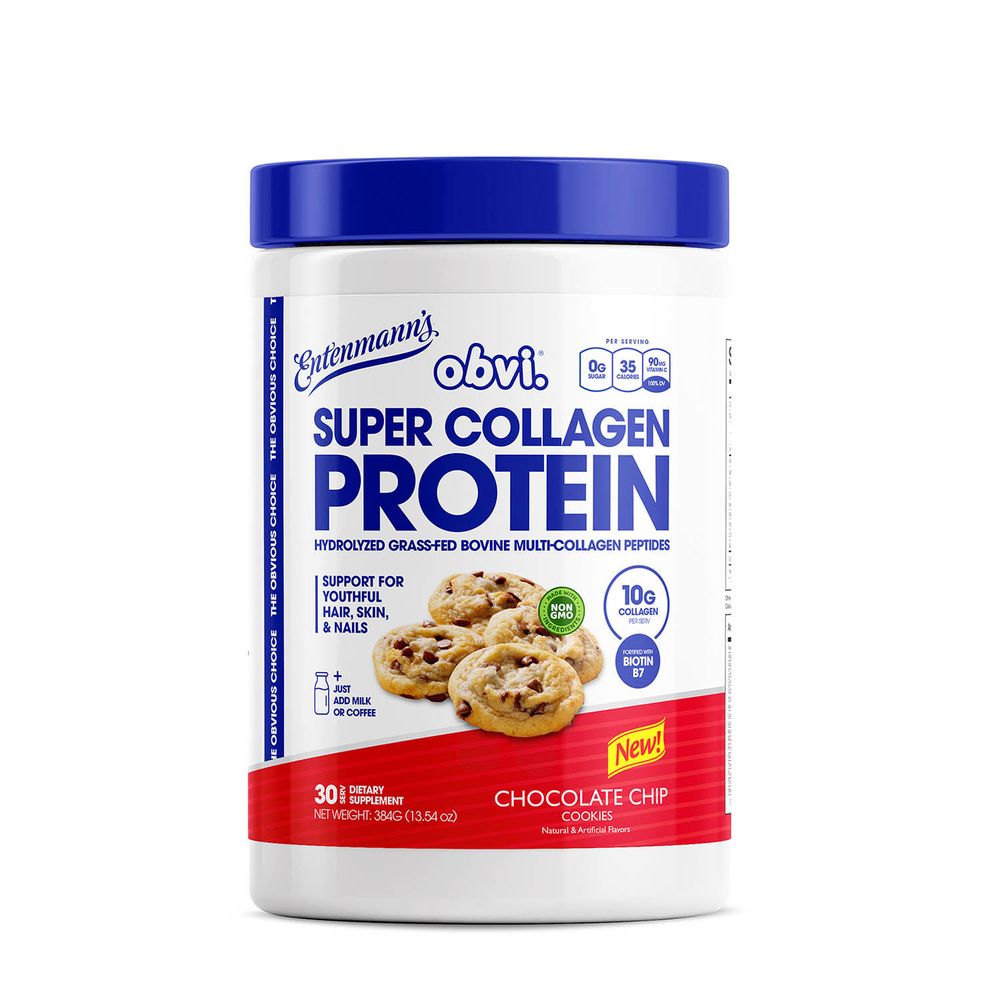 obvi Super Collagen Protein - Entenmann's Chocolate Chip Cookie - 13.54 Oz
