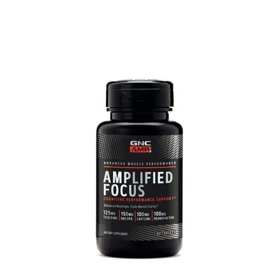 GNC AMP Amplified Focus Supplement - 60 Tablets