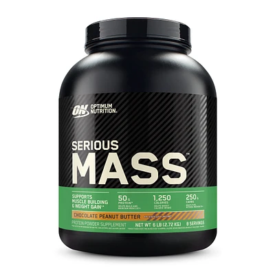 Optimum Nutrition Serious Mass - Chocolate Peanut Butter (8 Servings) 6 lbs.
