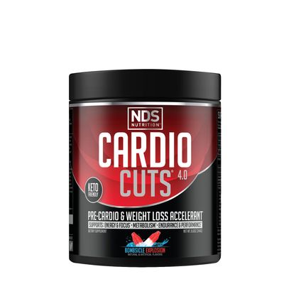 NDS Nutrition Cardio Cuts 4.0, Bombsicle Explosion - 8.6 Oz. (20 Servings)