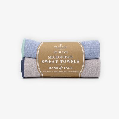 Oak and Reed Sweat Towels - Purple/lavender - Set Of 2 - 2 Towels