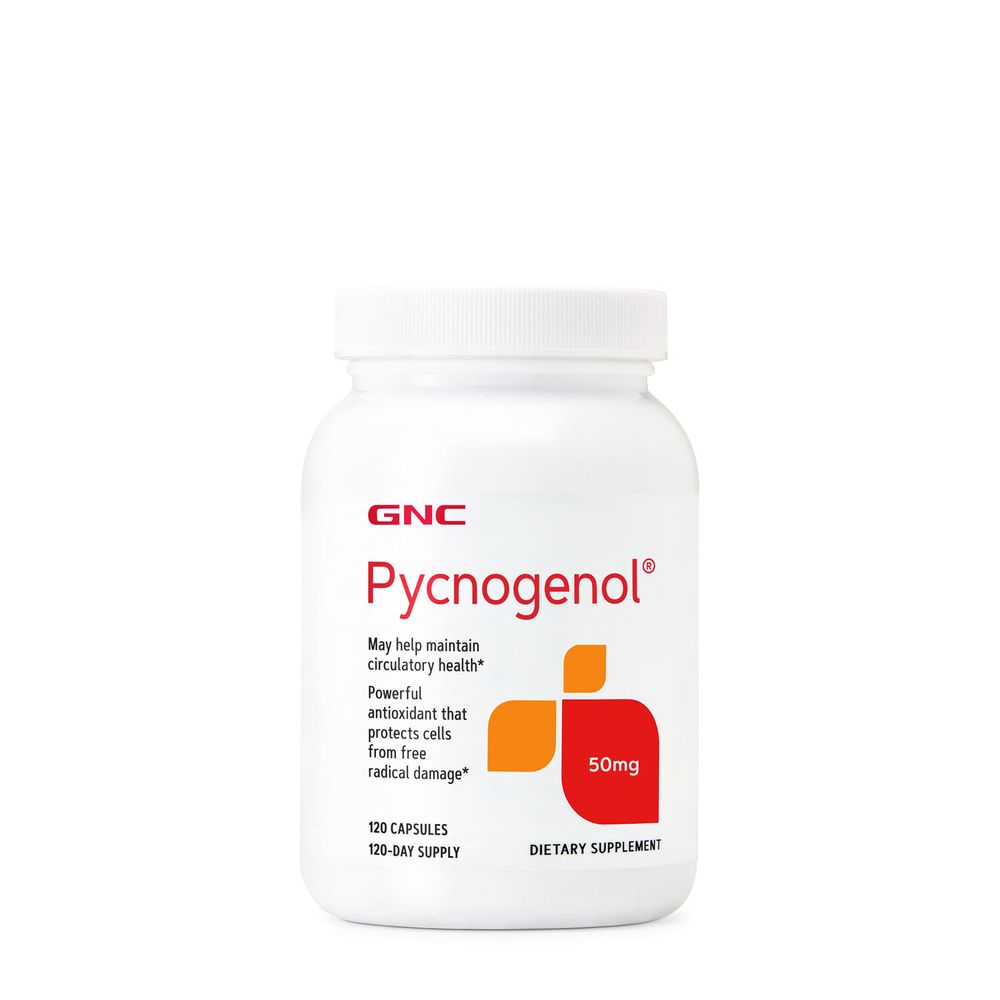 GNC Pycnogenol 50 Mg Healthy - 120 Capsules (120 Servings)