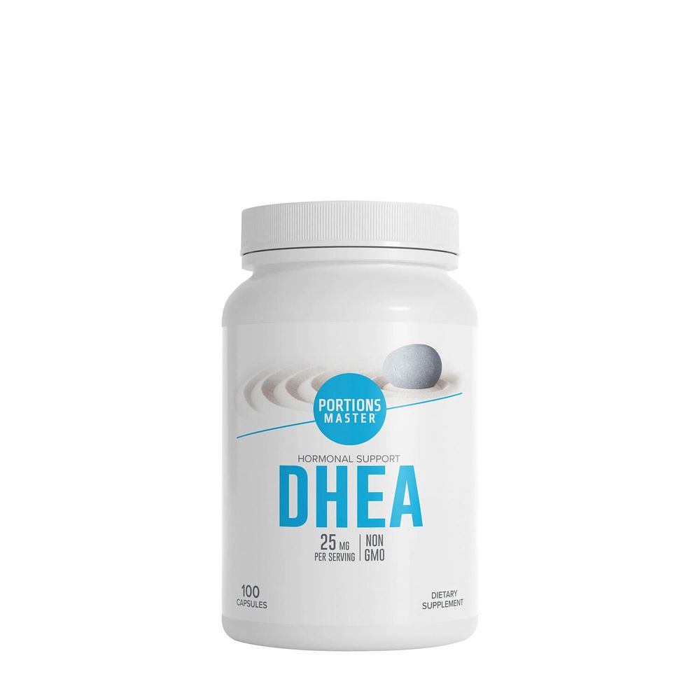 Portions Master Dhea 25Mg Healthy - 100 Capsules (100 Servings)