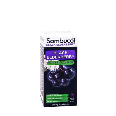 Sambucol Black Elderberry Sugar Free Formula - 4 Fl. Oz
