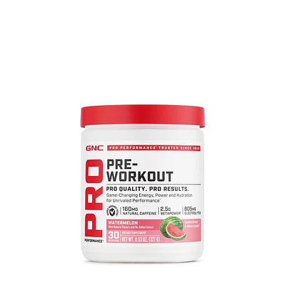 GNC Pro Performance Pre-Workout - Watermelon (30 Servings)