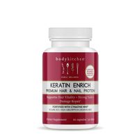 Body Kitchen Keratin Enrich - 60 Capsules (30 Servings)