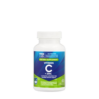 Rite Aid Vitamin C + Zinc - 60 Capsules