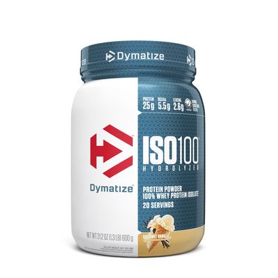 Dymatize Iso100 Hydrolyzed - Gourmet Vanilla (20 Servings) - 1.4 lbs.