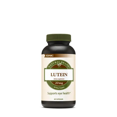 GNC Natural Brand Lutein 20Mg - 60 Capsules (60 Servings)