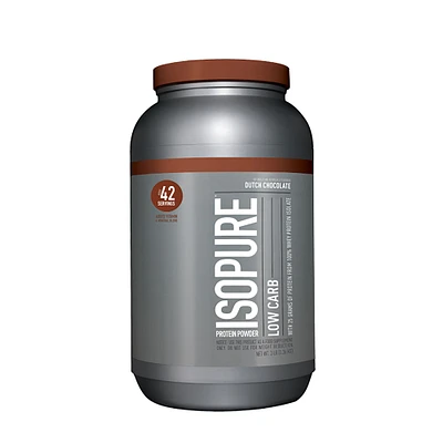 Isopure Low Carb - Dutch Chocolate (42 Servings) 3 lbs. Zero Sugar