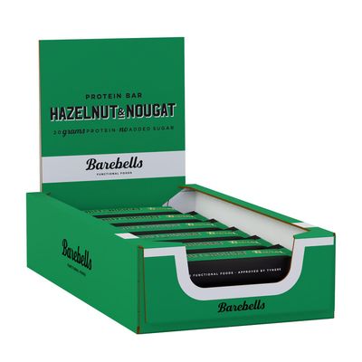 Barebells Protein Bar - Hazelnut and Nougat - 12 Bars