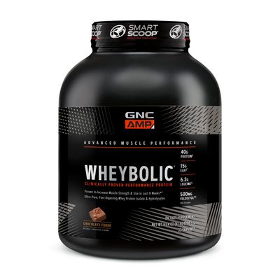 GNC AMP Wheybolic - Chocolate Fudge - 4 Lb - 33 Servings