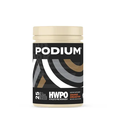PODIUM Hwpo Athlete Pre-Workout - Orange Dream Pop - 25 servings