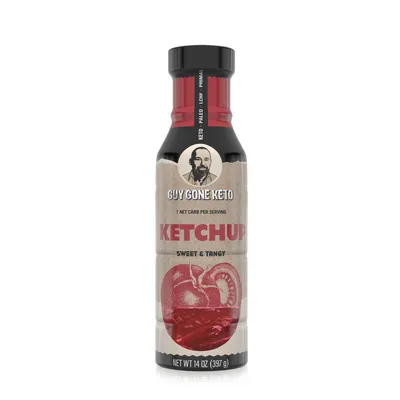 Guy Gone Keto Ketchup Gluten-Free - Sweet and Tangy Gluten-Free - 14 fl. Oz