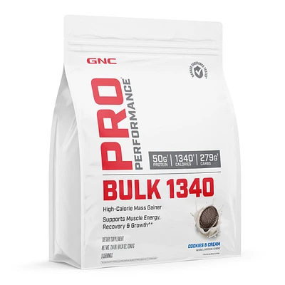 GNC Pro Performance Bulk 1340 - Cookies and Cream (9 Servings) 7 lbs.