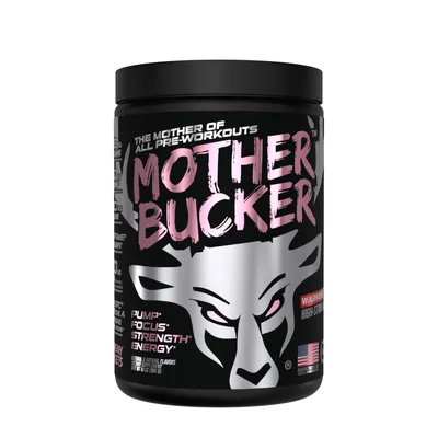 Bucked Up Mother Bucker Nootropic Pre-Workout - Strawberry Super Sets - 20 Servings