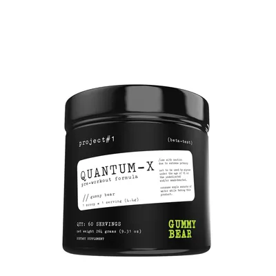 Project 1 Quantum-X Pre-Workout - Gummy Bear (60 Servings)