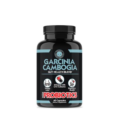 Angry Supplements Garcinia Cambogia with Probiotics - 60 Capsules (30 Servings)