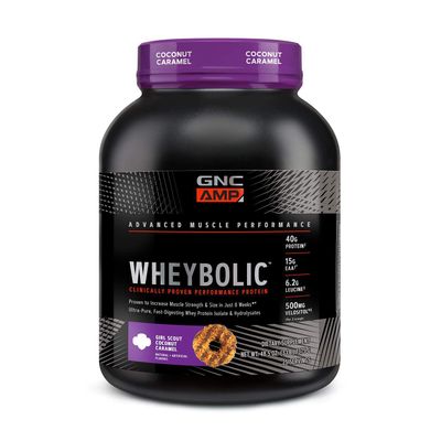 GNC AMP Wheybolic - Girl Scout Coconut Caramel - 25 Servings