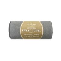Oak and Reed Large Yoga Towel - Grey/charcoal - 1 Towel - 1 Item