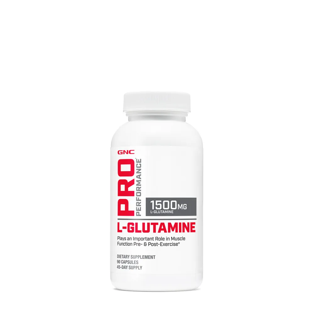 GNC Pro Performance L-Glutamine - 90 Capsules (45 Servings)