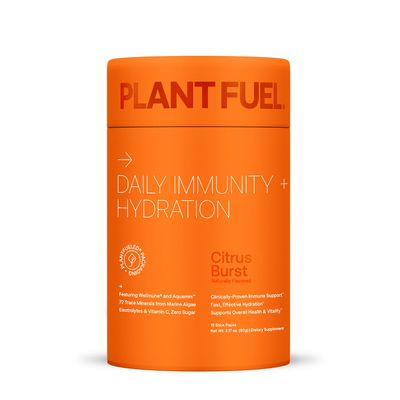 PLANT FUEL Daily Immunity + Hydration - Citrus Burst - 15 Stick Packs