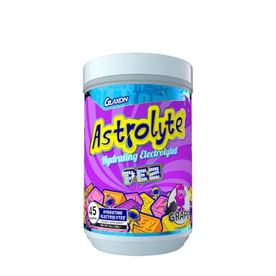 GLAXON Astrolyte Hydrating Electrolytes + Pez Healthy - Grape Healthy - 45 Servings