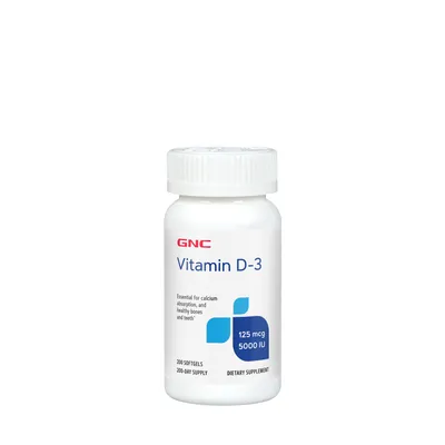 GNC Vitamin D3 125Mcg Healthy