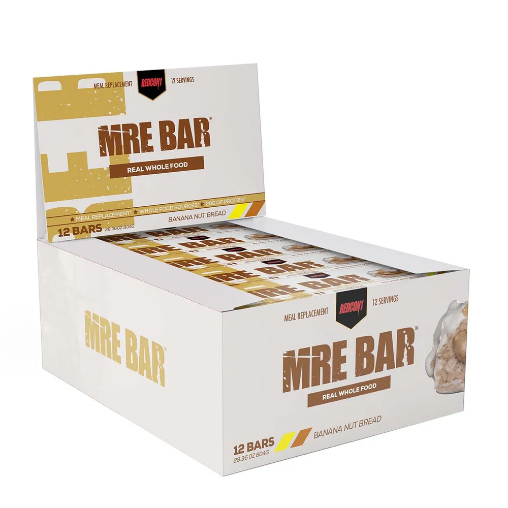 REDCON1 Mre Bar - Banana Nut Bread (12 Bars)