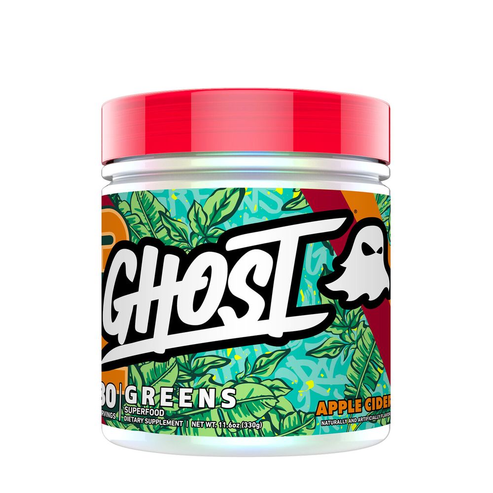 GHOST Greens Vegan - Apple Cider Vegan - 11.6 Oz. (30 Servings)