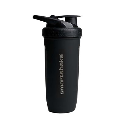 SmartShake Reforce Stainless-Steel Protein Shaker Bottle - Black - 1 Item