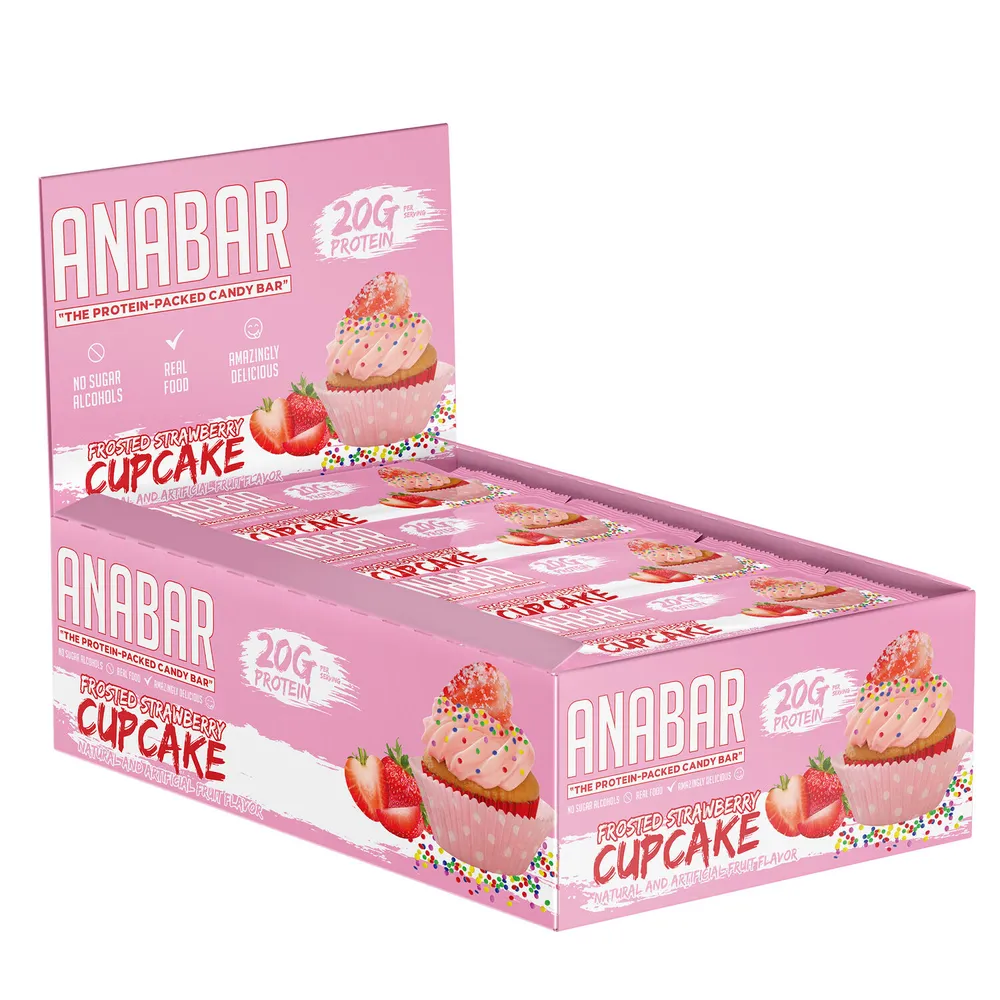 Final Boss Performance Anabar - Frosted Strawberry Cupcake (12 Bars)