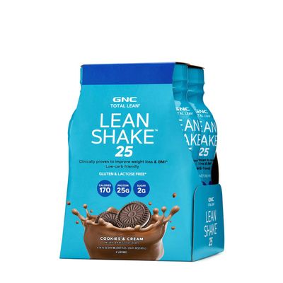 GNC Total Lean Lean Shake - Cookies and Cream - 4 Bottles
