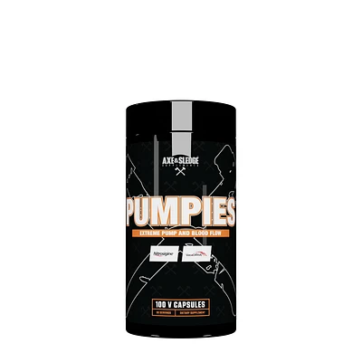 Axe & Sledge Supplements Pumpies Extreme Pump and Blood Flow - 100 Capsules (20 Servings)