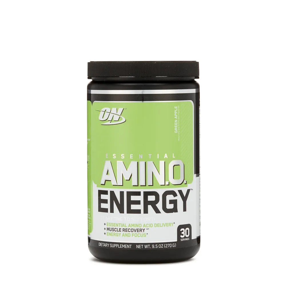 Optimum Nutrition Essential Amin.o. Energy - Green Apple - 9.5 Oz
