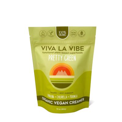 Viva La Vibe Organic Vegan Creamer - Pretty Green - 10 Oz