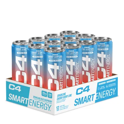 Cellucor C4 Smart Energy - Cherry Berry Lime - 12Oz. (12 Cans)