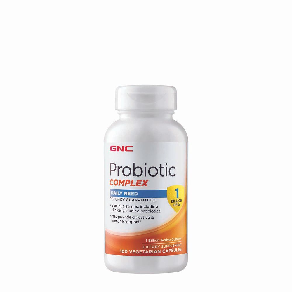 GNC Probiotic Complex Daily Need - 1 Billion Cfus - 100 Capsules (100 Servings)