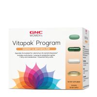 GNC Women's Vitapak Program Energy and Metabolism (30 Servings) Healthy - 30 Pack