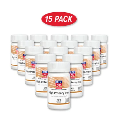 Rite Aid High Potency Iron - 12 Pack