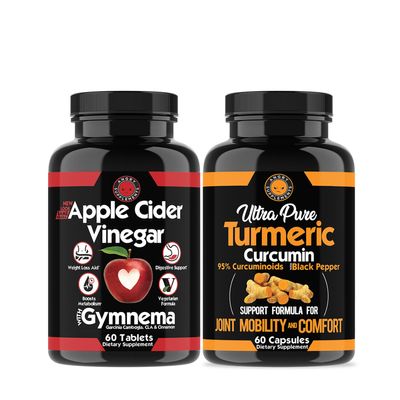 Angry Supplements Apple Cider Vinegar + Turmeric - 2 Pack