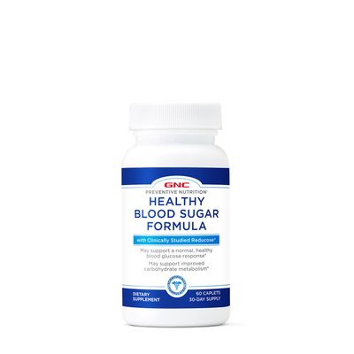 GNC Preventive Nutrition Healthy Blood Sugar Formula with Reducose - 60 Caplets